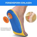 Thumbnail 2 de 3ANGNI Fersensporn Einlagen Orthopädische Schalfs-/Senk-Sohle bei Plattfuß ⌚