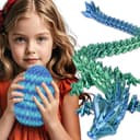 Thumbnail principal de 3D-gedruckte Drachenei-Fidgetspielzeuge, Himmelblau 🎁