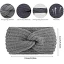 Thumbnail 1 de 6er-Set gehäkelte Damen-Stirnbänder, warm 🎧