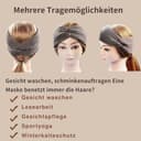 Thumbnail 3 de 6er-Set gehäkelte Damen-Stirnbänder, warm 🎧