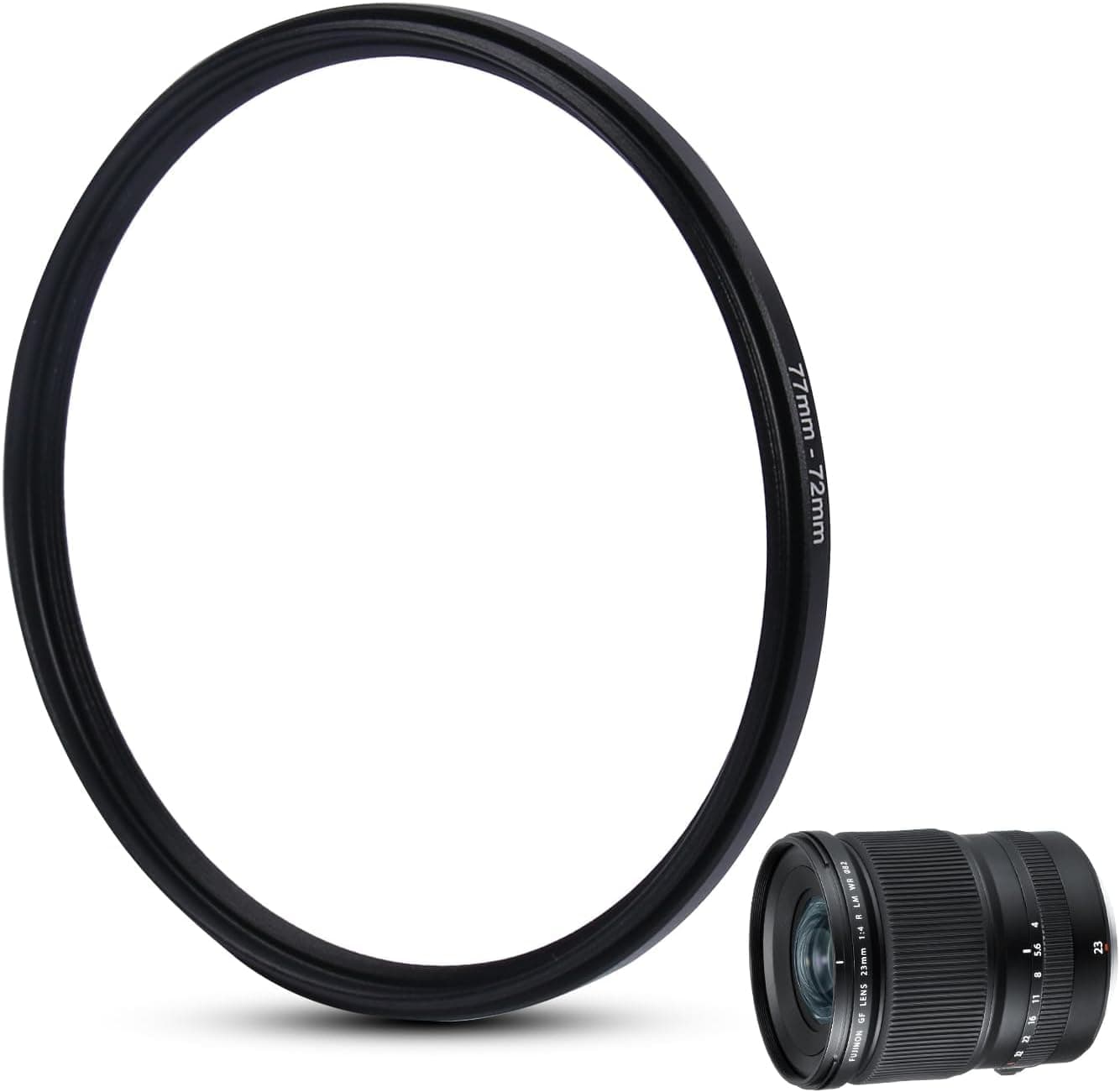 77mm–72mm Metall Step-Down Adapter für Filter 📷