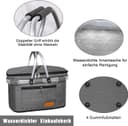 Thumbnail 1 de ABIUBIU Kühltasche großer isolierter Einkaufskorb 🧺