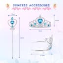 Thumbnail 4 de ACWOO Prinzessin Anna Kleid für Mädchen 🎭