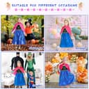 Thumbnail 6 de ACWOO Prinzessin Anna Kleid für Mädchen 🎭