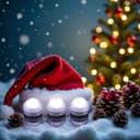 Thumbnail principal de Afoosoo 12er LED-Teelichter weiß, flammenlos 🕯️