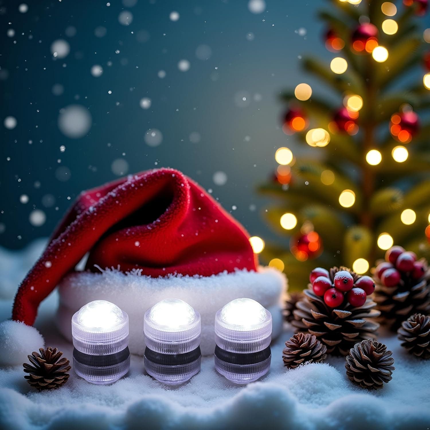 Afoosoo 12er LED-Teelichter weiß, flammenlos 🕯️