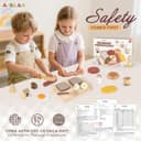 Thumbnail 6 de Airlab Kinderküche Holz-Spielset für Frühstück 🍽️