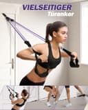 Thumbnail 4 de ALongSong Fitnessbänder Set mit 6 Widerstandsbänder 20-180Lbs oder 20-240Lbs & Pilates-Stange, Griffe, Türanker für Fitness Widerstandsbänder Krafttraining Fitnessgeräte für Zuhause
ALongSong Fitnessbänder Set mit 6 Widerstandsbän…