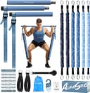 Thumbnail 6 de ALongSong Fitnessbänder Set mit 6 Widerstandsbänder 20-180Lbs oder 20-240Lbs & Pilates-Stange, Griffe, Türanker für Fitness Widerstandsbänder Krafttraining Fitnessgeräte für Zuhause
ALongSong Fitnessbänder Set mit 6 Widerstandsbän…