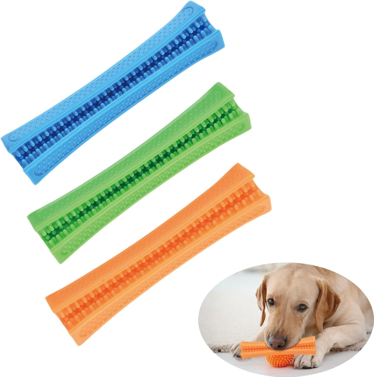 Alyxen Hundespielzeug 3er-Set Kauspielzeug für Hunde 🐶