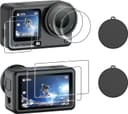 Thumbnail principal de AMAZEAR Displayschutz für DJI Osmo Action 6 – 2er-Set Glasfolie & Objektivkappen 📷