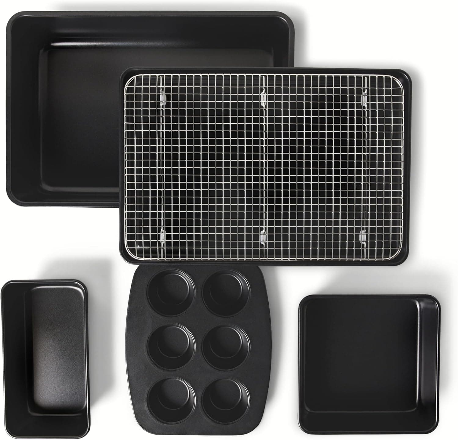 Amazon Basics Antihaft-Backformen 6-teiliges Set ⌛📷