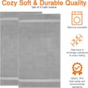 Thumbnail 2 de Amazon Basics Badetücher 70×140 cm, 2er-Pack 🛁