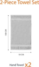 Thumbnail 6 de Amazon Basics Handtücher 50×100 cm, 2er-Pack 🧺