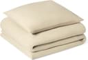 Thumbnail principal de Amazon Basics Vorgewaschene Mikrofaser-Bettwäsche 2-teilig 135x200/80x80 Beige ⌚