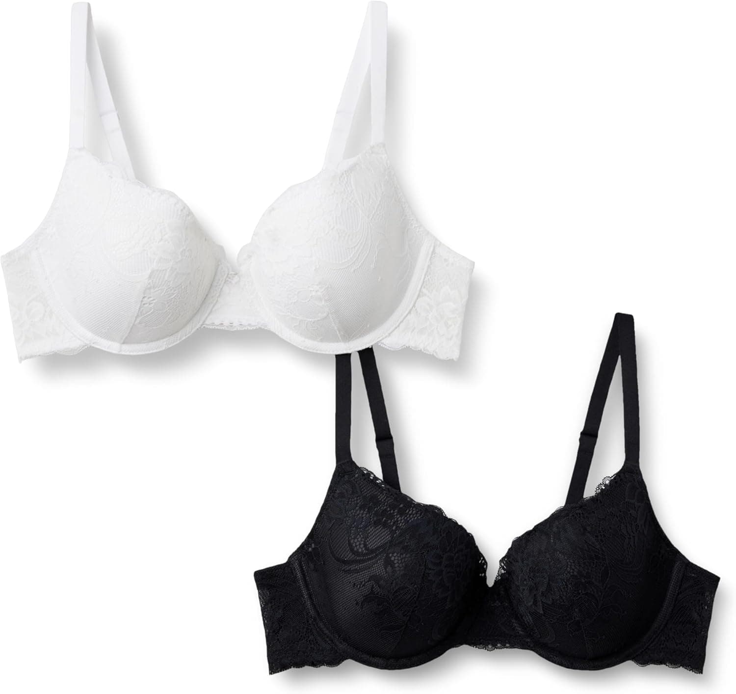 Amazon Essentials Damen Draht-BH V-Ausschnitt Spitzen-Detail 💃?