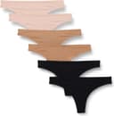Thumbnail principal de Amazon Essentials Damen Peached Microfiber Thong 6er Pack ⌚