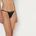 Thumbnail 2 de Amazon Essentials Damen G-String Peachfarbene Mikrofaser Spitzenbesatz 👙