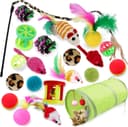 Thumbnail principal de AMSAMOTION 21-teiliges Katzenspielzeug Set Katzenspielzeug 🐱