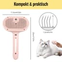Thumbnail 7 de Aohcae Dampfbürste für Katzen und Hunde – wiederaufladbar 🐾