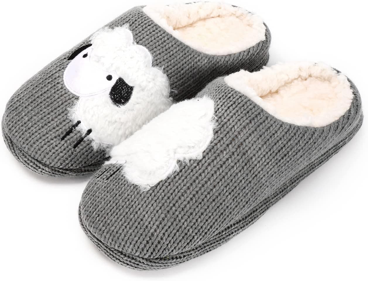 AONETIGER Hausschuhe Damen Winter Warme Flauschige Hausschuhe Plüsch Herren Pantoffeln Bequeme Kunstpelz Gefüttert Rutschfeste Slippers
AONETIGER Hausschuhe Damen Winter Warme Fla…