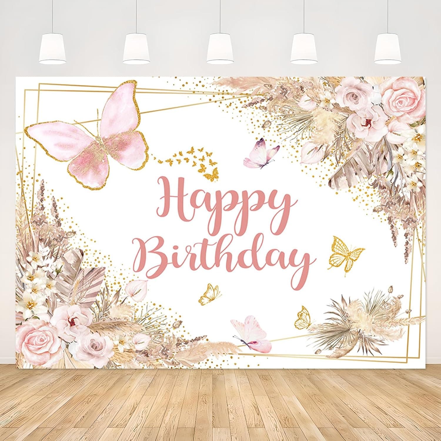 APROPHIC Boho Geburtstagbanner 210×150 cm 📷