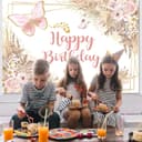 Thumbnail 1 de APROPHIC Boho Geburtstagbanner 210×150 cm 📷