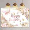 Thumbnail 5 de APROPHIC Boho Geburtstagbanner 210×150 cm 📷