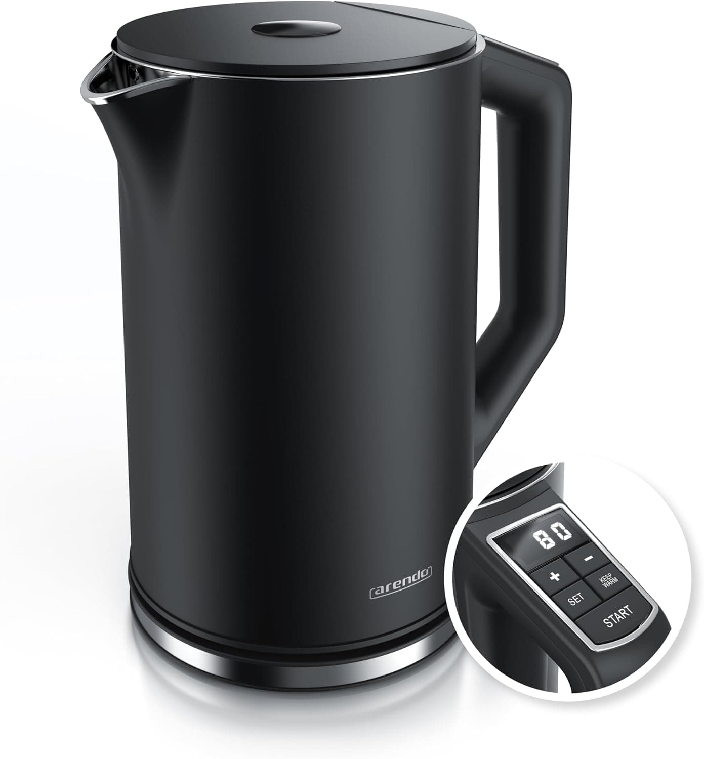 Arendo Wasserkocher ELEGANT 1,5 L ⚡