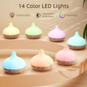 Thumbnail 2 de ASAKUKI 300ml Aroma Diffuser – Ultraschall-Diffusor 🌿