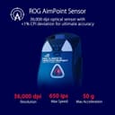 Thumbnail principal de ASUS ROG Gladius III Wireless Aimpoint Noir Maus 🎧