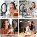 Thumbnail 4 de ATUMTEK 12" Selfie-Ringlicht mit Stativ 63" USB 📷