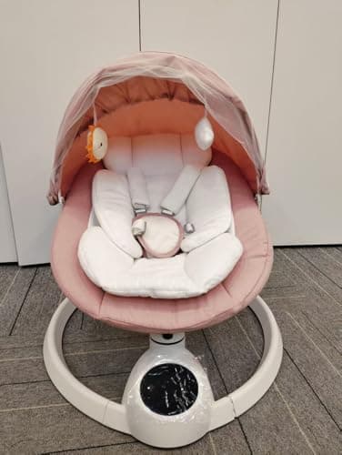 Babywippe Elektrisch für Neugeborene bis 9 kg mit Fernbedienung ⌚