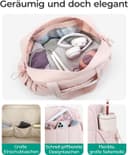 Thumbnail 2 de BAGSMART Puffer Reisetasche 24L Weekender Damen 🎒