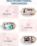 Thumbnail 5 de BAGSMART Schminktasche Klein, Kulturbeutel Rosa 💄