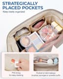 Thumbnail 6 de BAGSMART Schminktasche Klein, Kulturbeutel Rosa 💄