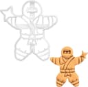 Thumbnail principal de BAKERLOGY Lebkuchenmann Ninja Ausstecher 🍪