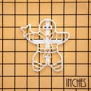 Thumbnail 3 de BAKERLOGY Lebkuchenmann Ninja Ausstecher 🍪