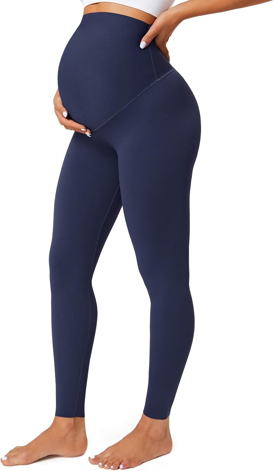 BAYDI Nudi Umstandsleggings High Waist Schwangerschafts-Leggings 👖