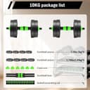 Thumbnail 4 de BCBIG Hanteln-Set 10/15 kg 2 in 1 ⌚💪