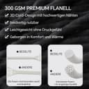 Thumbnail 3 de BEDELITE Kuscheldecke 125x150 – Flanell Sofadecke 🛋️