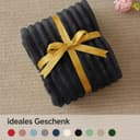 Thumbnail 5 de BEDELITE Kuscheldecke 125x150 – Flanell Sofadecke 🛋️