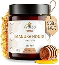 bedrop Manuka Honig MGO 500+ 140 g Glas 🍯