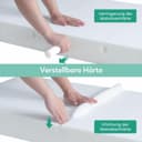 Thumbnail 2 de BedStory Babymatratze 70 x 140, verstellbar, 12 cm 🛏️