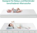 Thumbnail 3 de BedStory Babymatratze 70 x 140, verstellbar, 12 cm 🛏️