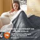 Thumbnail 5 de BEDSURE Heizdecke 130×180 cm, 6 Stufen 🔥