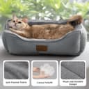 Thumbnail 1 de BEDSURE Katzenbett groß waschbar 63.5x53 cm 🐱