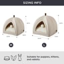 Thumbnail 5 de BEDSURE Katzenbett Höhle 40x40 cm mit Sherpa-Kissen ⌚