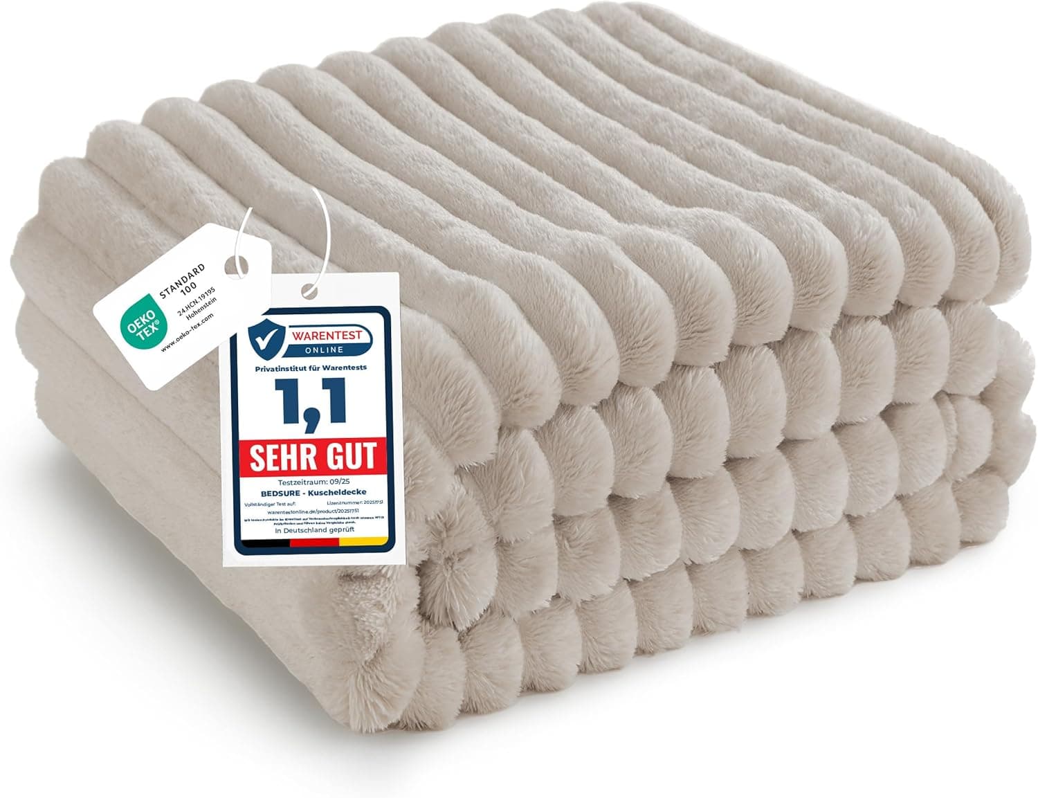 BEDSURE Kuscheldecke Flauschig 130 x 170 cm 🛋️