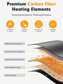 Thumbnail 4 de Beheizbare Weste mit 6 Heizzonen, 3 Stufen 🔥🧥